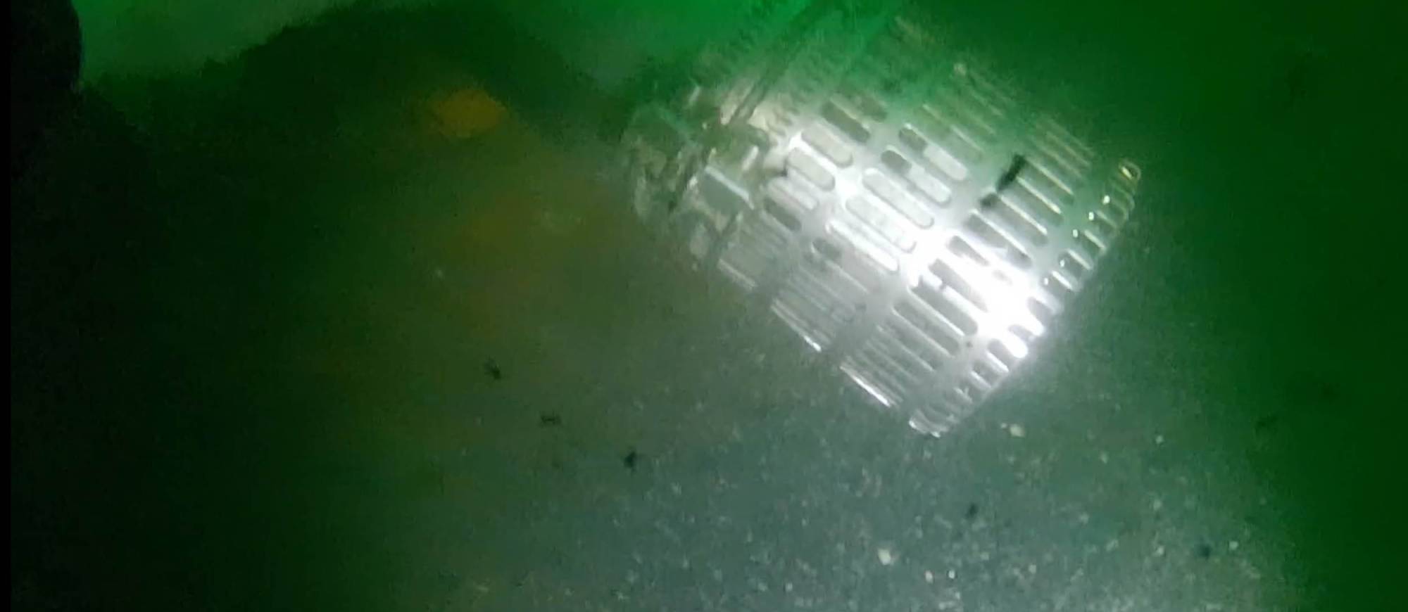 G estratto foto video sub OTS filtro captazione condotta lago