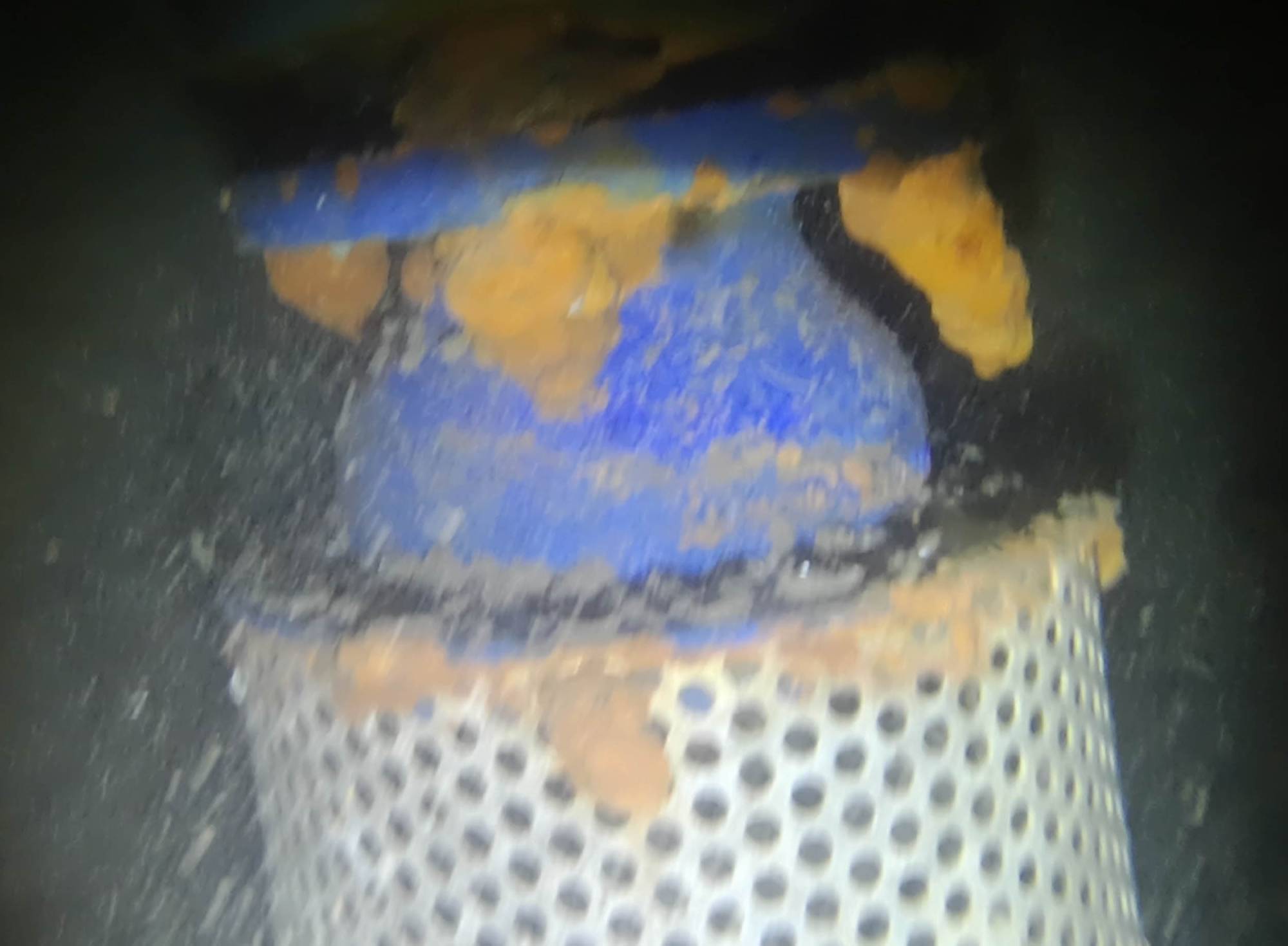 F estratto foto video sub OTS pulizia filtro captazione condotta lago