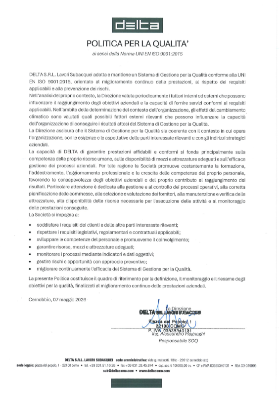 Politica-qualit&agrave;-lavori-subacquei